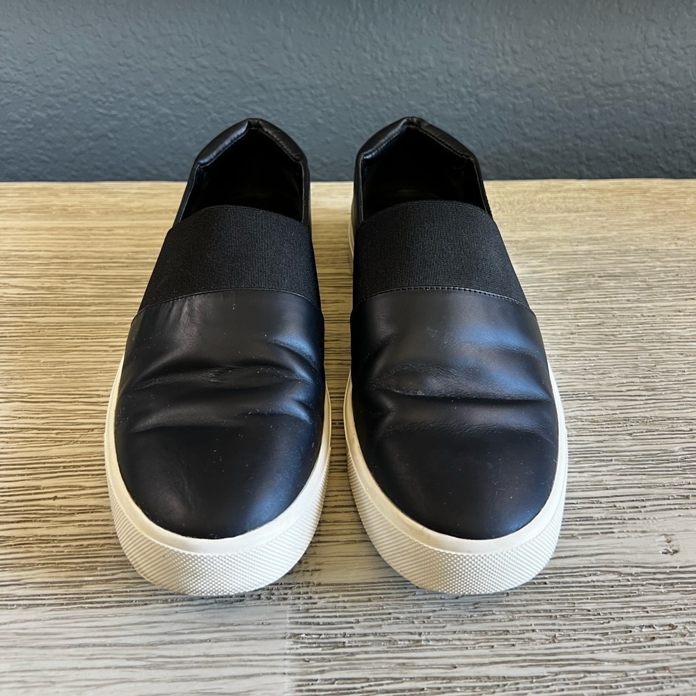 Vince Black Slip-On Women's Sneakers